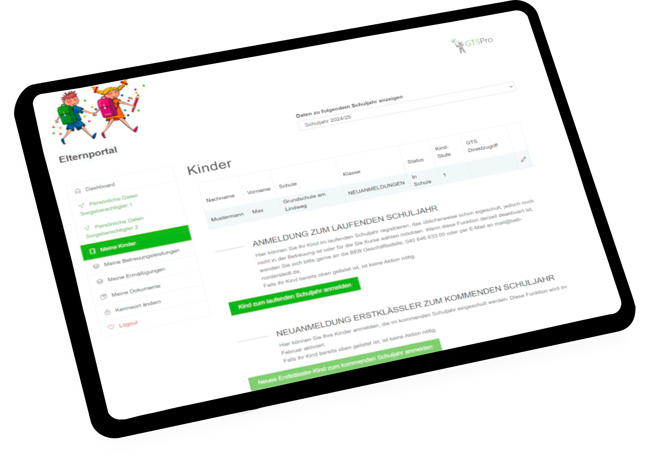 Test und Demo, Software für Ganztagsschulen